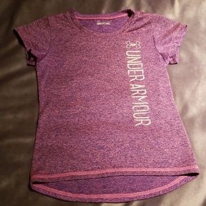 Girls size 6 under armour top